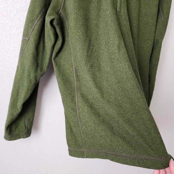 THE NORTH FACE 1/4 zip Highlander fleece in green size XL - Picture 3 of 6